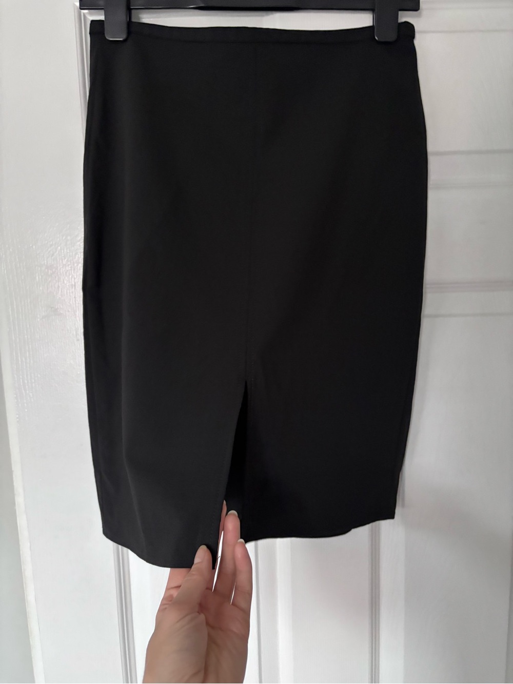 J Crew pencil skirt wool front slit